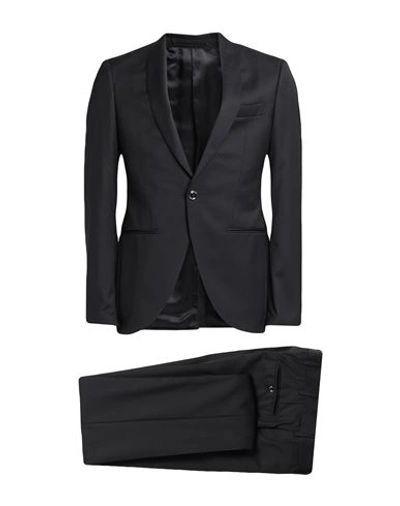 Shop Luigi Bianchi Mantova Man Suit Black Size 44 Wool