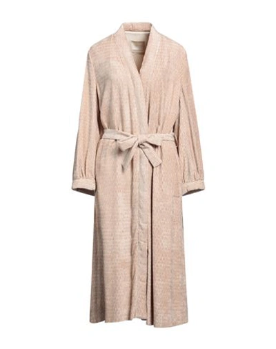 Shop Momoní Woman Overcoat & Trench Coat Blush Size 8 Viscose In Pink