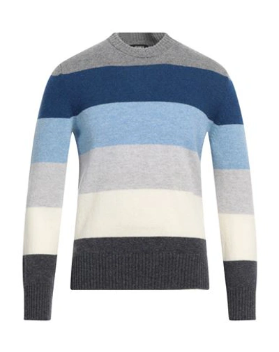 Shop +39 Masq Man Sweater Blue Size 38 Wool