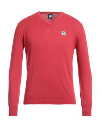 Shop North Sails Man Sweater Red Size S Cotton