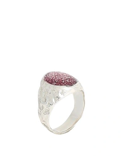Voodoo Jewels Sigillum Ring Woman Ring Silver Size 5.25 Bronze, Resin In Silver