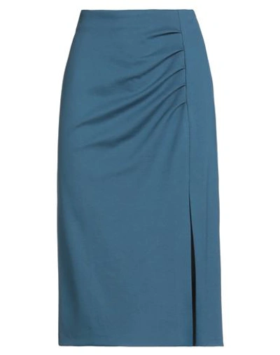 Kaos Woman Midi Skirt Deep Jade Size 2 Viscose, Polyamide, Elastane In Green
