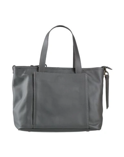 Shop Corsia Woman Handbag Lead Size - Soft Leather In Grey