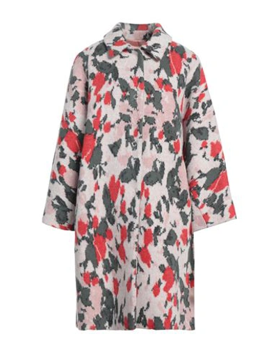 Shop Semicouture Woman Coat Light Pink Size 6 Wool, Acrylic, Polyamide, Lyocell, Cashmere