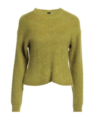 Shop Mdm Mademoiselle Du Monde Woman Sweater Military Green Size S/m Polyester, Polyamide, Mohair Wool