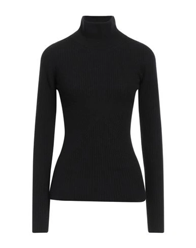 Shop Trussardi Woman Turtleneck Black Size Xs Wool, Viscose, Polyamide, Cashmere