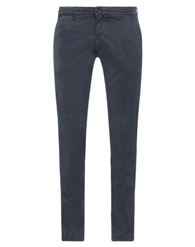 Shop 4/10 Four.ten Industry 4/10 Four. Ten Industry Man Pants Navy Blue Size 42 Polyester, Cotton