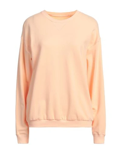 Shop Calida Woman Sweatshirt Salmon Pink Size Xxs Organic Cotton, Roica