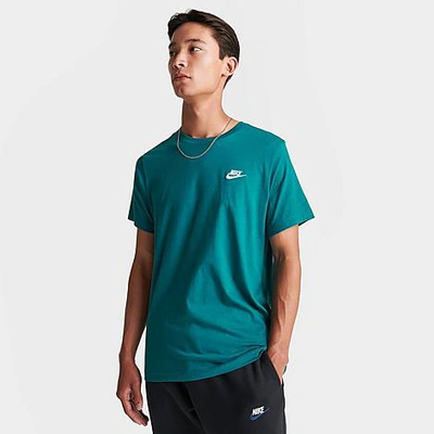 Shop Nike Sportswear Club T-shirt In Geode Teal