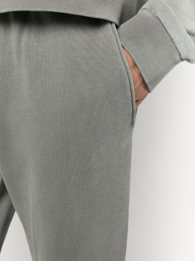Shop Entire Studios Mélange-effect Straight-leg Trousers In Grau