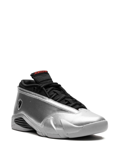 Jordan Air  14 Low "metallic Silver" Sneakers In Metallic