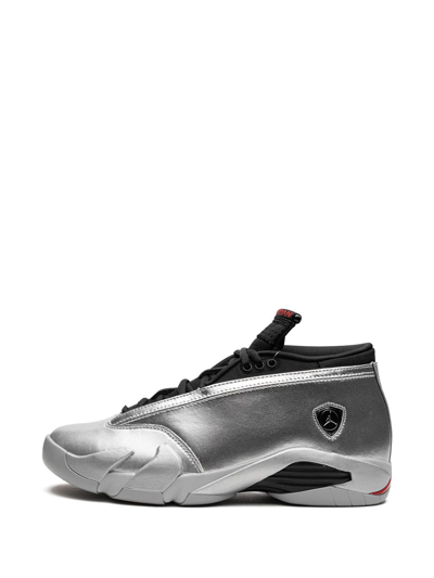 Jordan Air  14 Low "metallic Silver" Sneakers In Metallic