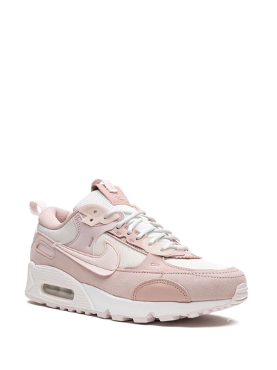 Shop Nike Air Max 90 Futura "barley Rose" Sneakers In Rosa