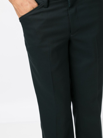 Shop Kolor Tailored Cuffed Trousers In Grün