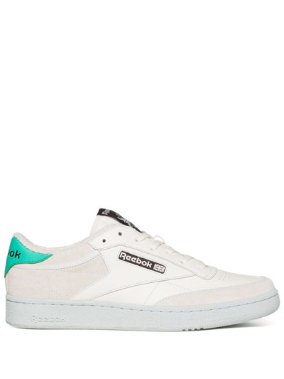 Shop Reebok Special Items Club C Revenge Leather Sneakers In White