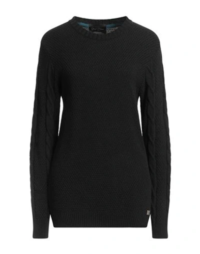 Bl.11  Block Eleven Bl.11 Block Eleven Man Sweater Black Size S Acrylic, Wool, Alpaca Wool, Viscose In Black