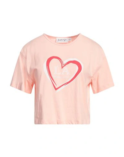 Shop Kendall + Kylie Woman T-shirt Blush Size Xs Cotton In Pink