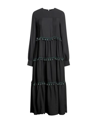 Shop Mariuccia Woman Midi Dress Black Size S Polyester