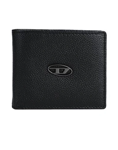 Shop Diesel Hiresh S. Ii Man Wallet Black Size - Bovine Leather