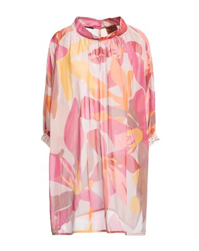 Shop Alessia Santi Woman Top Fuchsia Size 8 Polyester In Pink