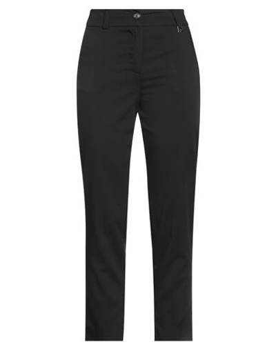 Mdm Mademoiselle Du Monde Woman Pants Black Size 8 Polyester, Rayon, Elastane In Black