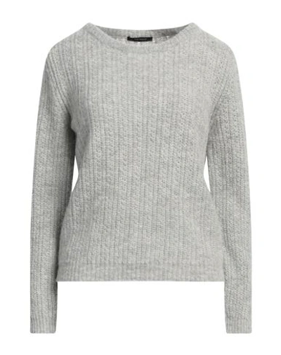 Bellwood Woman Sweater Grey Size M Alpaca Wool, Polyamide, Virgin Wool In Grey