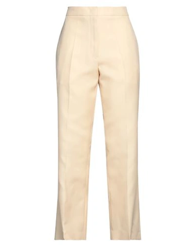 Shop Jil Sander Woman Pants Beige Size 6 Polyamide, Silk