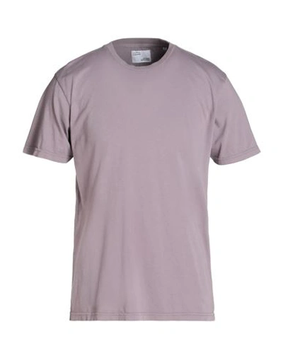 Shop Colorful Standard T-shirt Mauve Size Xs Organic Cotton In Purple
