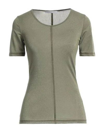Shop Caractere Caractère Woman Sweater Sage Green Size Xl Viscose, Metallic Fiber, Polyamide, Elastane