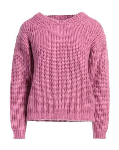 Shop Bellwood Woman Sweater Pink Size M Mohair Wool, Acrylic, Polyamide, Polyester