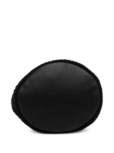 Pre-owned Saint Laurent Anja Bucket Bag In Black