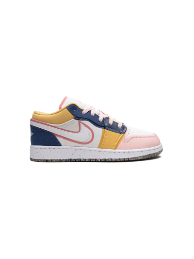 Shop Jordan Air  1 Low Se "multicolor Canvas" Sneakers In White