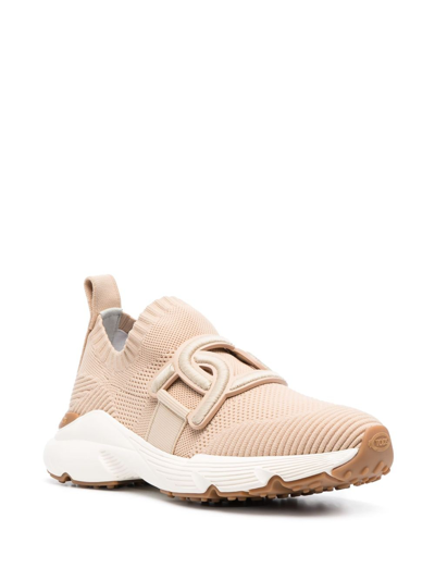 Tod's Sport Run Low-top Sneakers In Neutrals