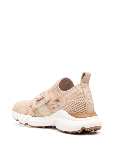 Tod's Sport Run Low-top Sneakers In Neutrals