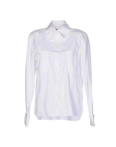 Shop Karl Lagerfeld Shirt In White