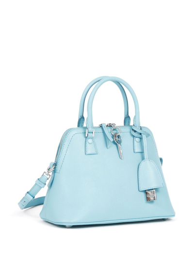 Shop Maison Margiela Mini 5ac Classique Top-handle Bag In Blue