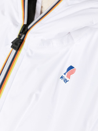 K-way Le Vrai 3.0 Claude Hooded Jacket In Neutrals