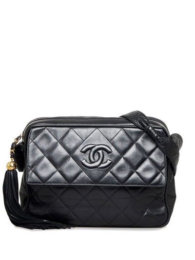 Chanel Pre-Owned 2022 CC diamond-quilted top-handle bag