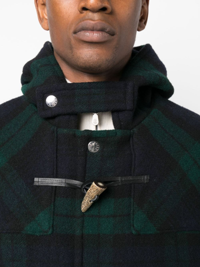Mackintosh Weir Wool Duffle Coat In Black