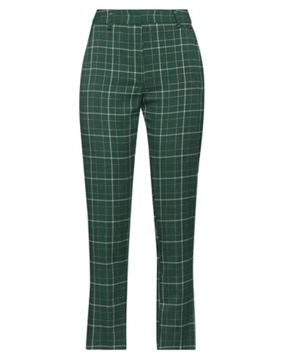 Liu •jo Woman Pants Green Size 4 Polyester, Viscose, Elastane, Metallic Fiber In Green