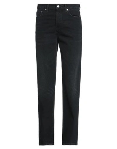 Sandro Man Denim Pants Black Size 35 Cotton In Black