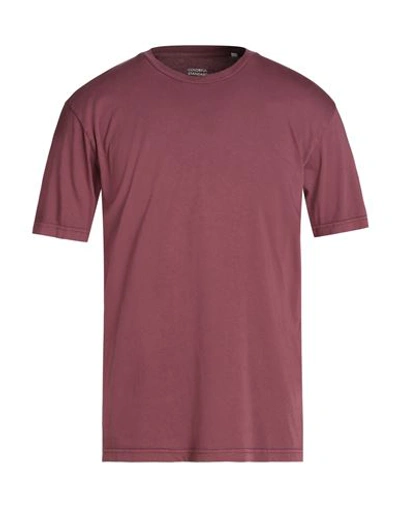 Shop Colorful Standard T-shirt Mauve Size L Organic Cotton In Purple