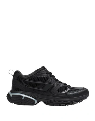 Diesel S-serendipity Pro-x1 W Woman Sneakers Black Size 8.5 Textile Fibers In Black