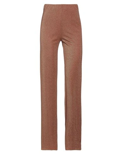 Imperial Woman Pants Camel Size S Viscose, Polyester, Polyamide, Elastane In Beige