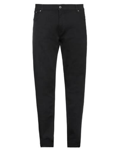 Shop Trussardi Man Jeans Black Size 31 Cotton, Elastomultiester, Elastane