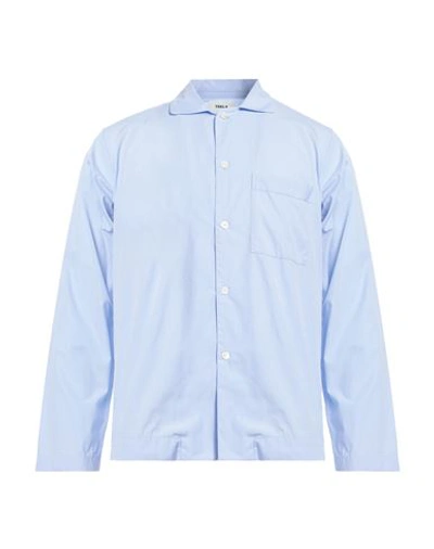 Shop Tekla Man Sleepwear Light Blue Size Xs Organic Cotton