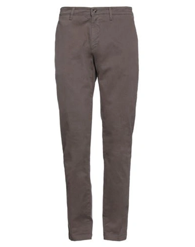 Shop 4/10 Four.ten Industry 4/10 Four. Ten Industry Man Pants Cocoa Size 40 Cotton, Elastane In Brown