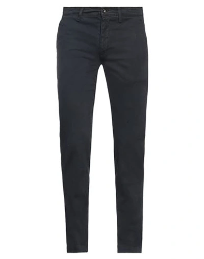 Shop 4/10 Four.ten Industry 4/10 Four. Ten Industry Man Pants Midnight Blue Size 38 Cotton, Elastane