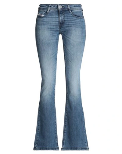 Shop Diesel 1969 D-ebbey 0licm Bootcut And Flare Jeans Woman Jeans Blue Size 31w-32l Cotton, Elastane
