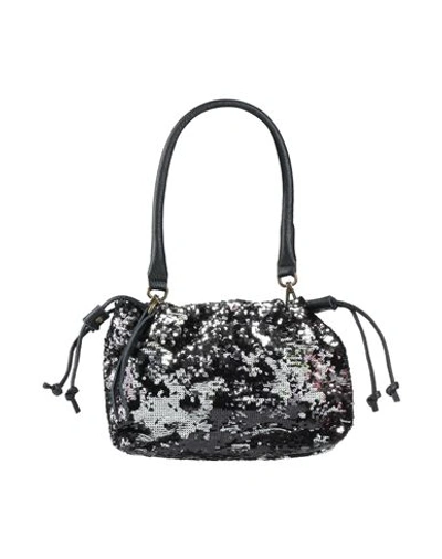 Corsia Woman Handbag Black Size - Textile Fibers, Soft Leather In Black